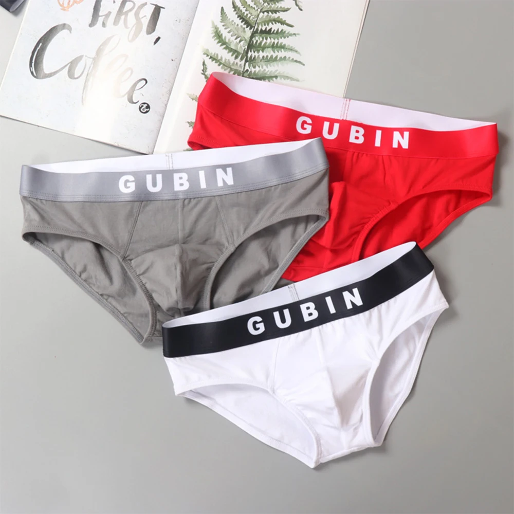 Underwear G-String 95% Cotton Low Rise Briefs with Breathable Pouch Trunks Underwear for Men Multiple Colors Available