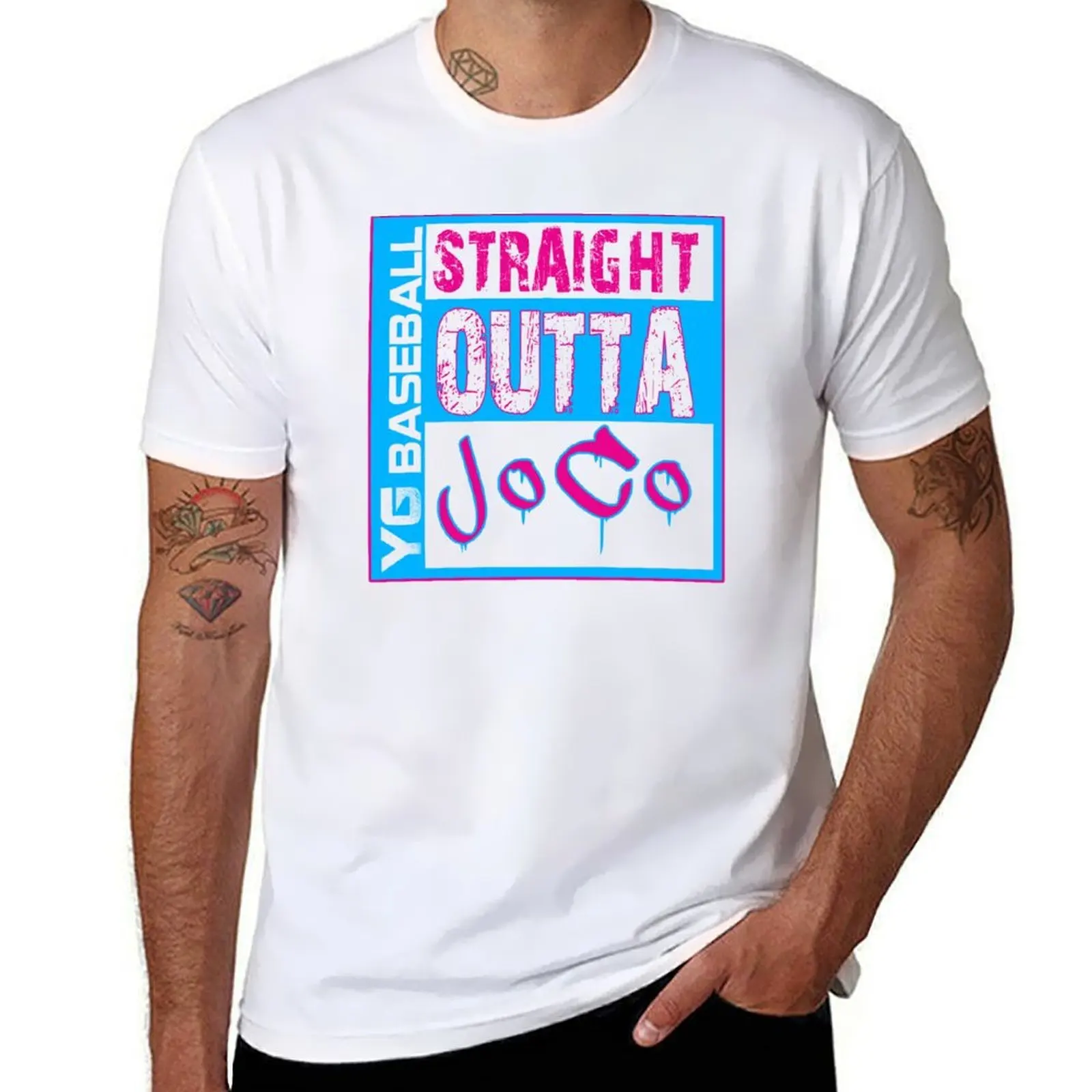 

YG BB Straight Outta JoCo T-Shirt cotton t shirts high quality t shirt man plain T-Shirt
