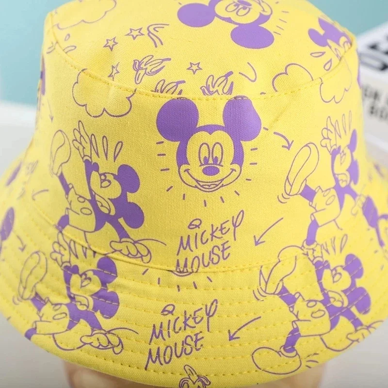 Gorra de béisbol ajustable de algodón con personaje de dibujos animados de Disney, gorra de pescador con personaje de acción de Mickey Mouse Minnie