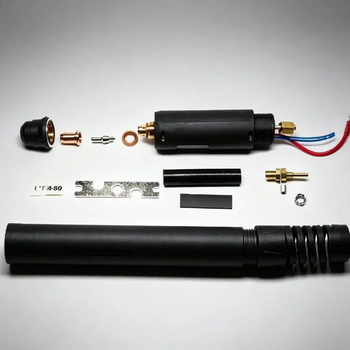 Non HF Blowback PTM-60 Straight Torch Nozzle & Electrode, IPT PT40 PT60 IPT60 Cutting Spare Parts