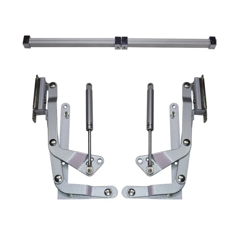 Upturn sliding door support microwave oven bracket hanging cabinet cabinet door accessories