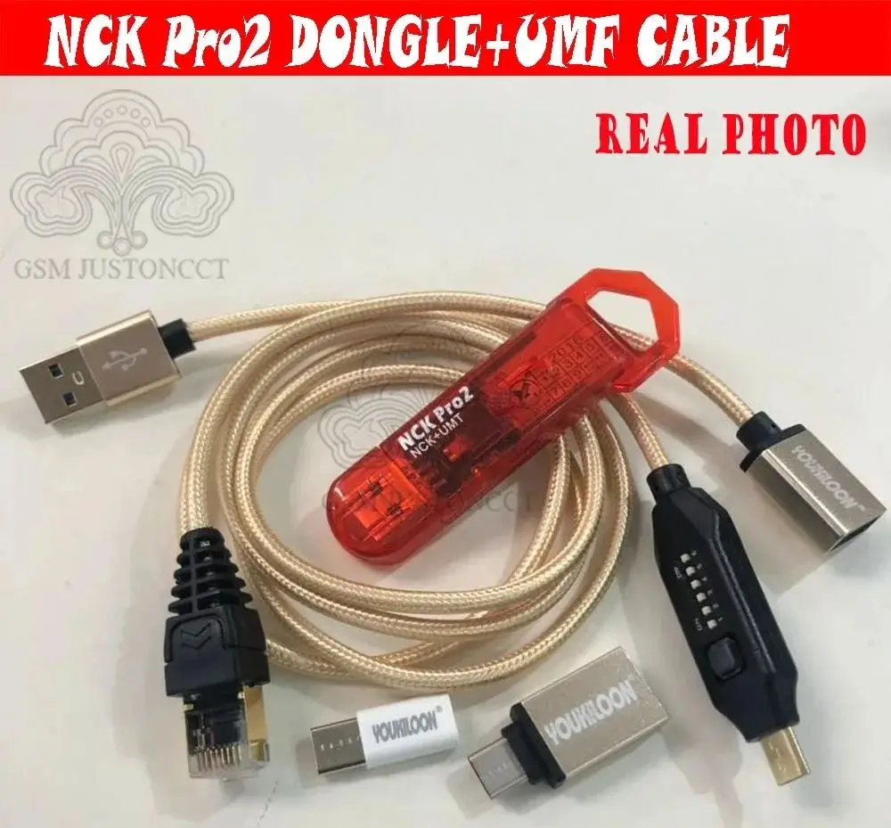 Dongle Nck Pro 2, DONGLE NCK, Dongle UMT, 2 en 1, dongle Nck, umper + dongle UMT + UMF, todo cable de arranque