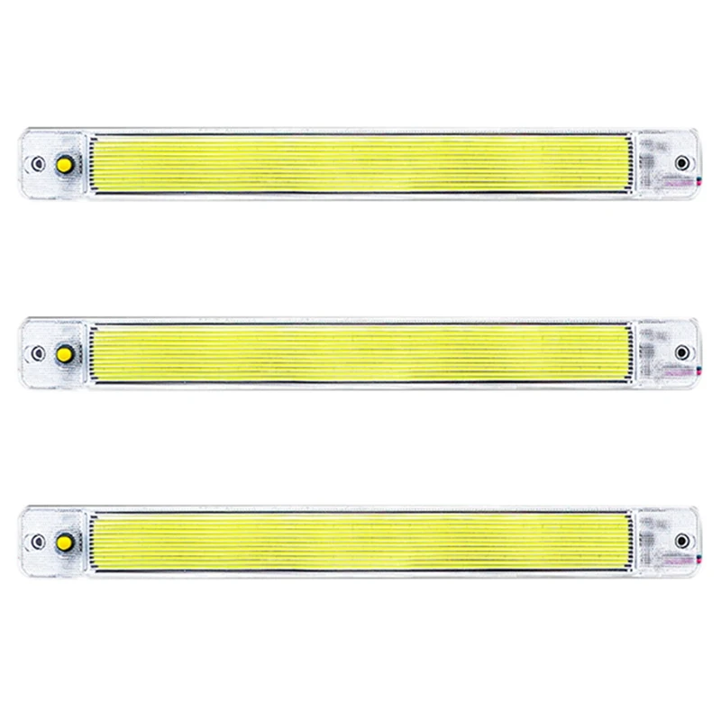 3X 84 LED COB Panel High Brightness Light For Car Truck RV Van Cabin Dome Reading Lamp Roof Plate Lights 12V 24V