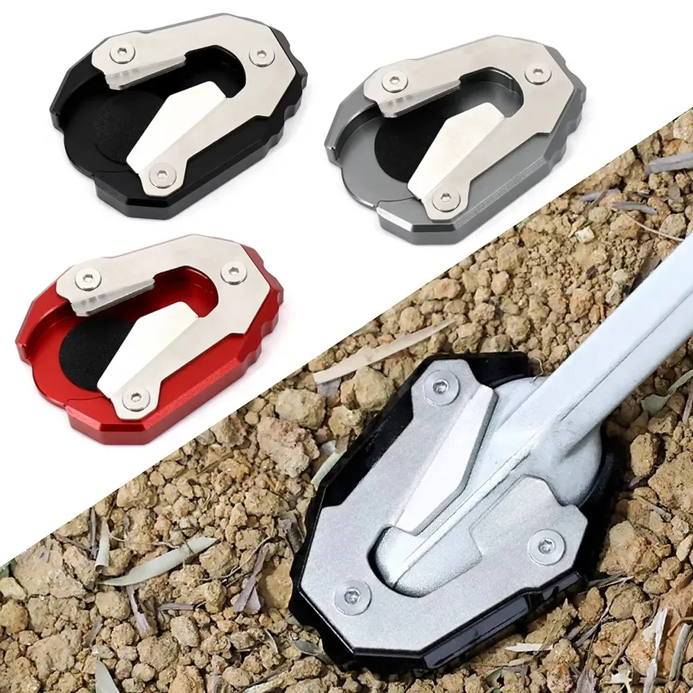 CNC الألومنيوم الجانب حامل تمديد الوسادة دراجة نارية مسنده القدم دعم لوحة المكبر ل النمر 900 رالي برو/GT LOW 2021-2024