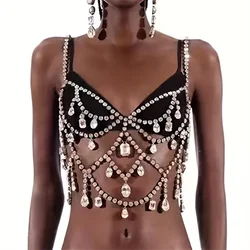 Fashion Shining Crystal Top Shorts Jewelry Luxury Romantic Nightclub Party Rhinestone Top Shorts Set Jewelry Accessories