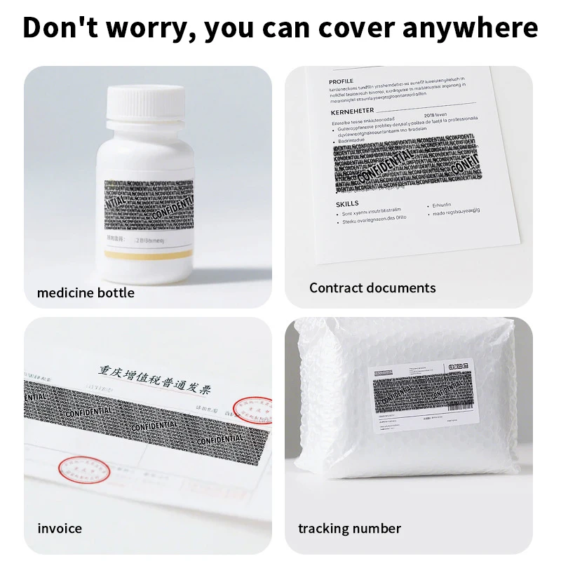 تم تصميم الختم الدوار للخصوصية على نطاق واسع الحجم لحجب العناوين السرية وحماية الخصوصية