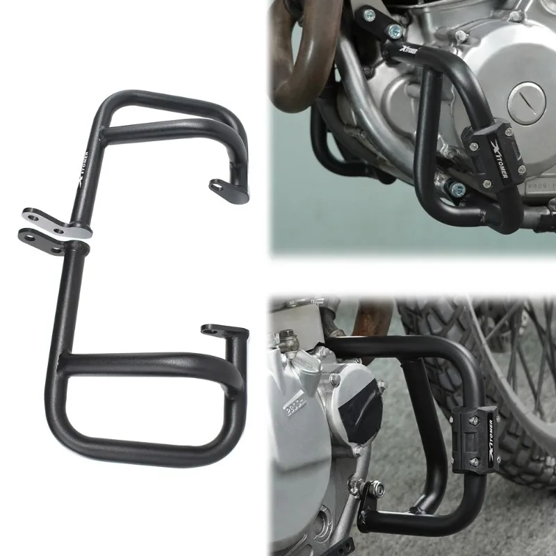 For Suzuki DR 650 DR650 DR650S DR650SE 1996-2024 Motorcycle Steel Bumper Crash Bars Frame Protector Engine Guards Crash Cage