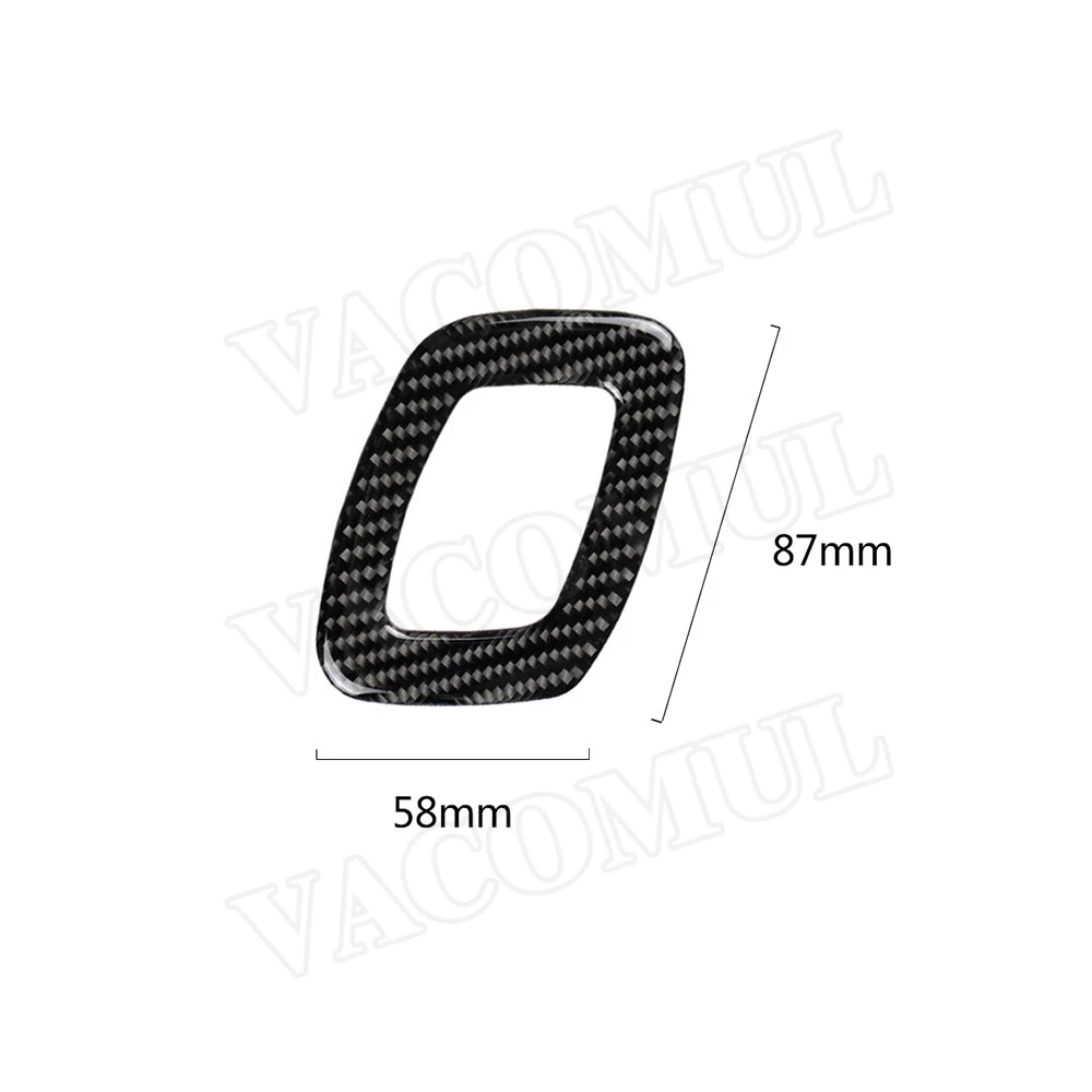 Carbon Fiber Interior Trims Car Seat Adjustment Switch Button Trim Frame Sticker For Toyota Camry 2018 2019