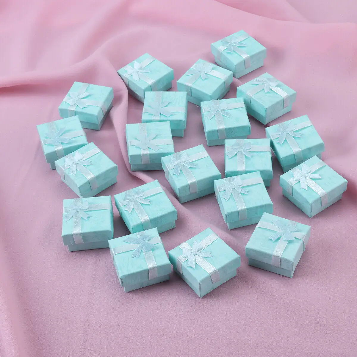 24 قطعة من صناديق الهدايا لتخزين المجوهرات، حافظات تنظيم أنيقة للأقراط والقلادة والسوار وصناديق المجوهرات لعرض الحلوى والحفلات