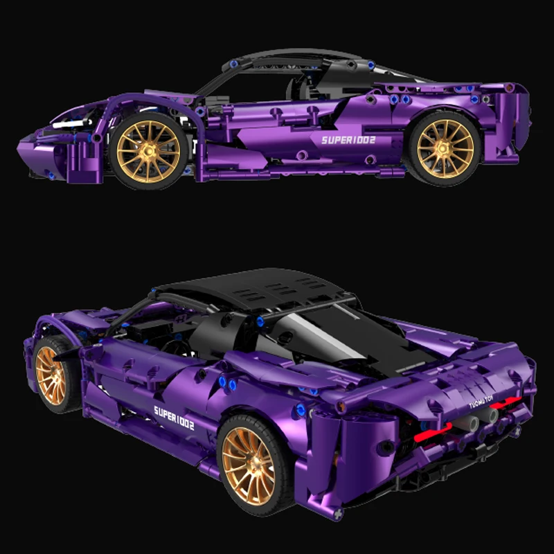 Blocchi tecnici da corsa Sport Car Velocità Modello di veicolo Città Meccanico Super Mattoni Puzzle Giocattoli Regalo per adulti