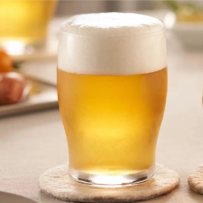 Original Japanese Style Premium Beer Glass Cup High End Luxury Home Use Juice Drinkware Crystal Glass Transparent Color