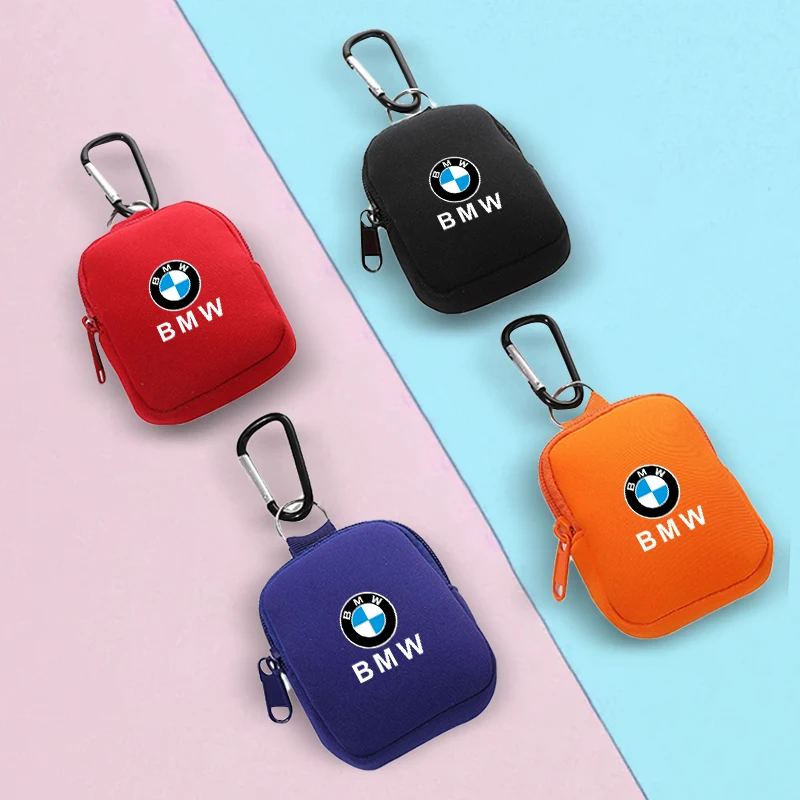 Car stickers Car Casual Coin Purse Zipper Wallet Retro Key Holder Mini Money Bag For BMW E46 E90 E60 F10 E39 F30 E36 F20 E91 E30 - view 5