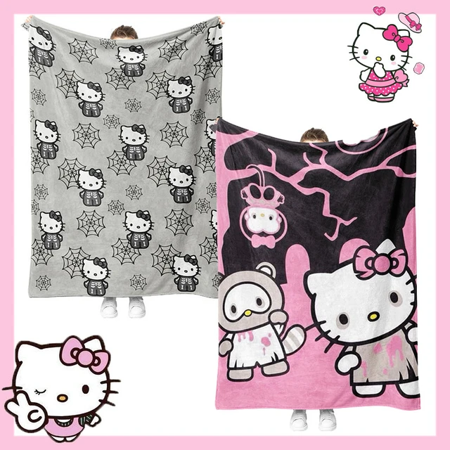 Hello sold kitty blanket with 12