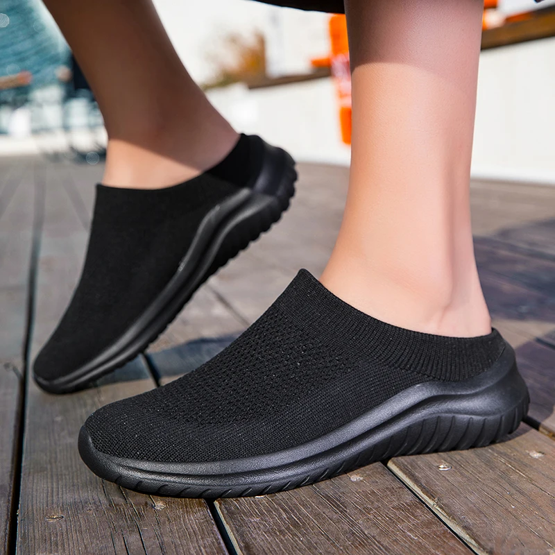 

Women Slippers Sandals Summer Beach Slippers Women Breathable Mesh Flat Shoes Walking Women Zapatos Mujer Home Slippers