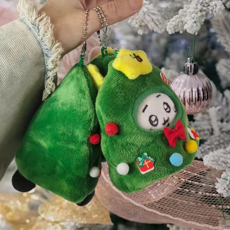 Kawaii Chiikawas Plush Pendant Hachiware Usagi Girl Cute Christmas Tree Doll Clothes Plush Doll Doll Girl Heart Bag Pendant