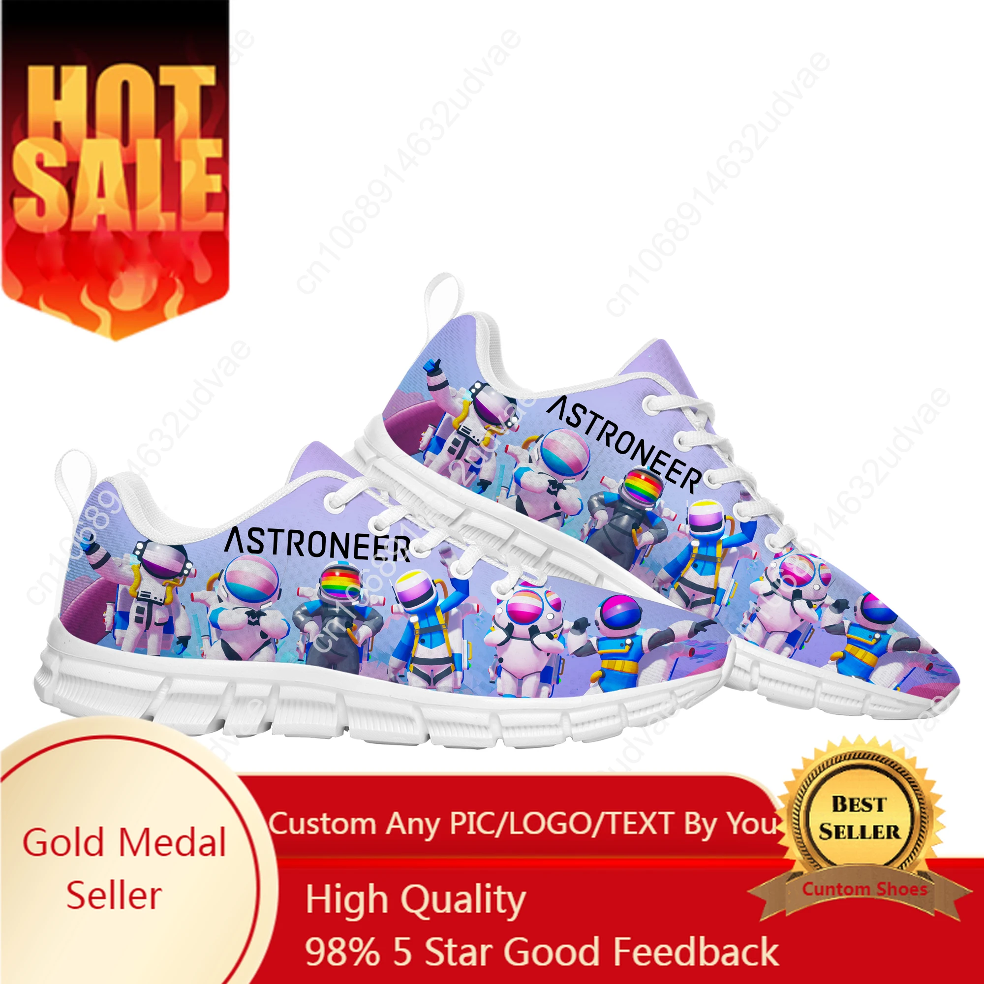 

Astroneer Sports Shoes Mens Womens Teenager Customized Sneakers Casual Custom Made Shoe High Quality Couple Shoes