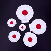 Slingshot Target Bullseye 3/4/5/6/7/8cm Microfiber Material Training Shooting