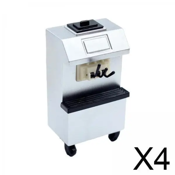 

4x 1/6 1/12 Dollhouse Ice Cream Maker Realistic Kitchen Furniture Model
