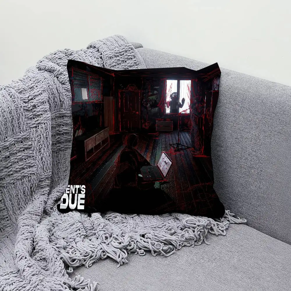 

Rapper N-Nemzzz RENT'S DUE Pillow Case Decor Protective Covers Comfortable soft for Sofa Living Room Home office