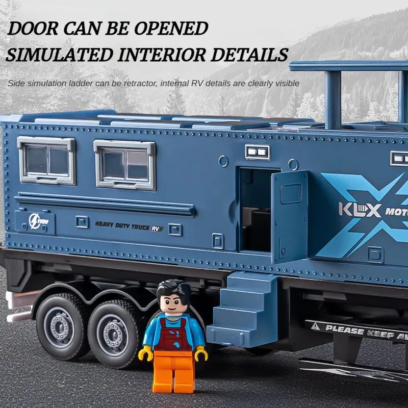 2025 Hot 39cm Car Model Toys for Children Kids Games Boys Motor Home Christmas Train Alloy Cars At Scale Girl Gifts with Light