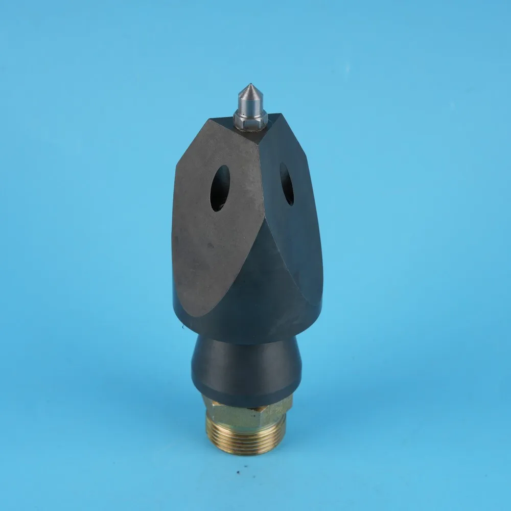 Stainless Steel 1.5Kg High Pressure Dredging Down Pipe Cleaning Nozzle Dredging Locomotive Accessories