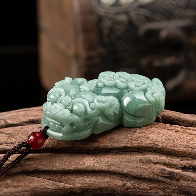 

New Jade Lucky Dragon Turtle Ice Pendant Accessories Men's Necklace Pendant