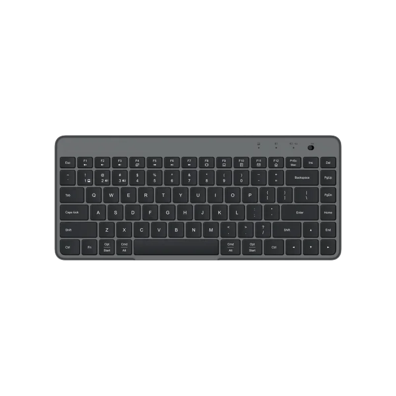 Original Xiaomi Portable Dual Mode Keyboard Wireless 2.4GHz Bluetooth Colorful Multi Device Connect with Split Holder for Travel