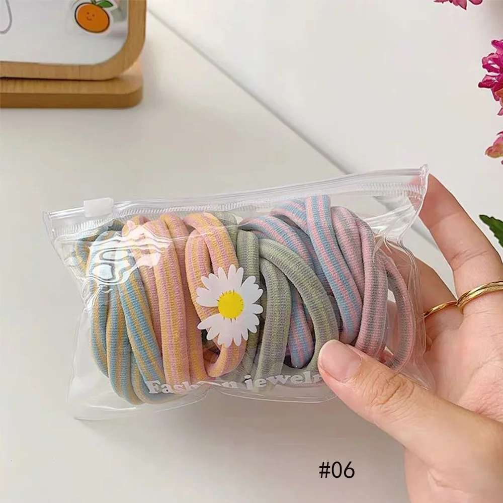 

Thick Fashion Hair Ties Candy Colors Hair Bands Elastic Rubber Bands Hair Rope Hair Accessories Ponytail Holder
