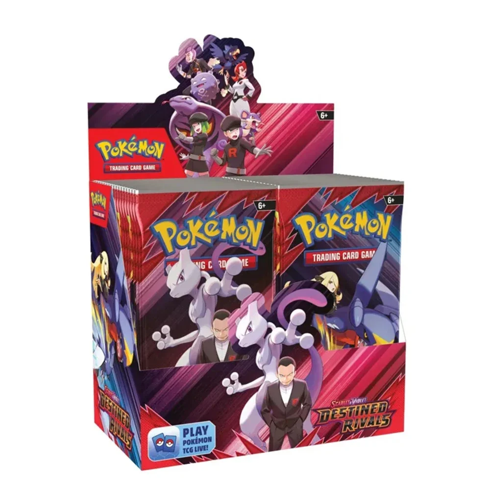 

ГОРЯЧАЯ распродажа, английские 360 шт., PokemonD,estined Rivals, карта призматических исследований, призматические решения, усилитель боевой транзакции