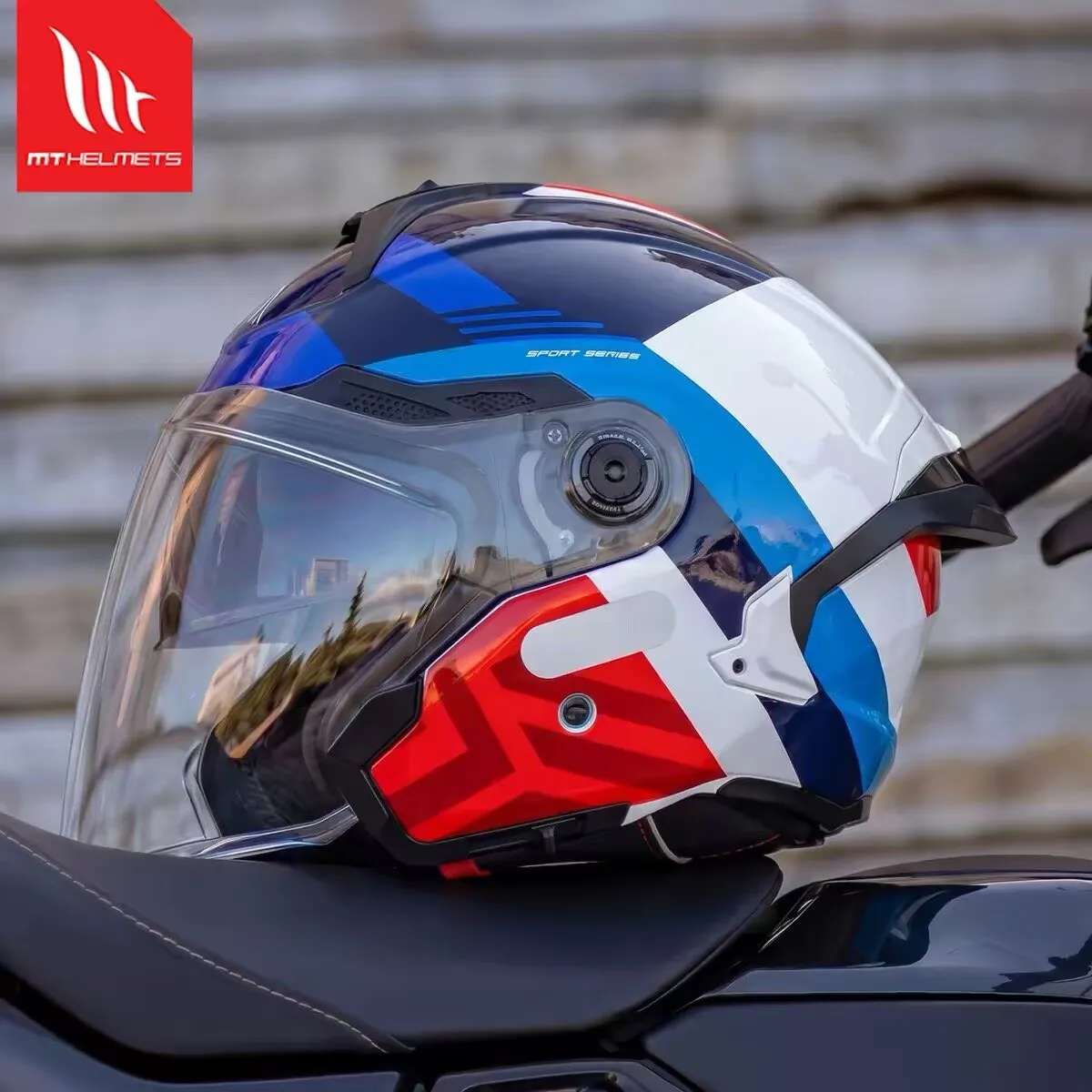 MT Cosmo SV Helmets Motorcycle ECE 2206 DOT Casco 3/4 M-XXXL Helmets Scooter E-bike Motorcycle Dual Lens Four Seasons MT Helmet