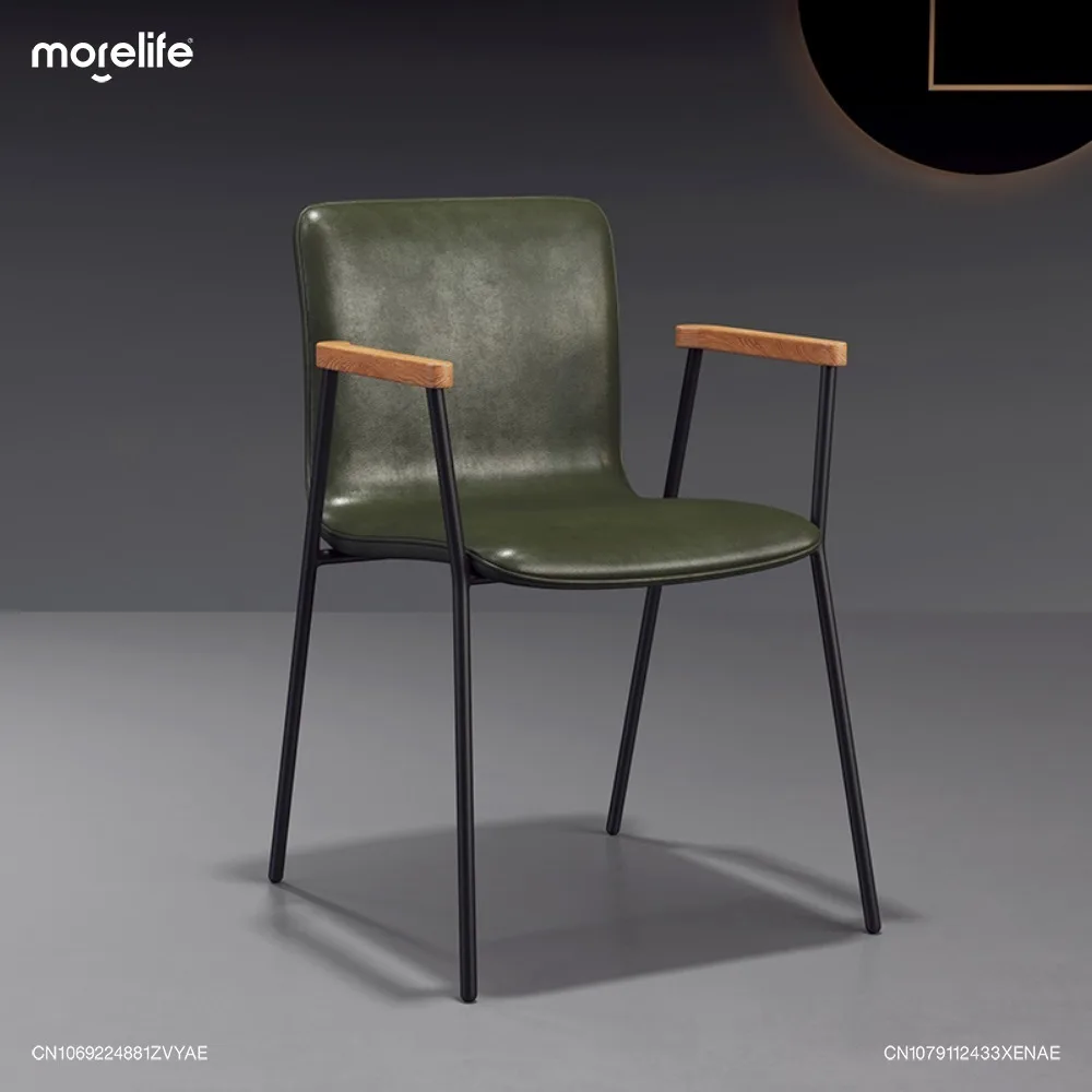 New Light Luxury Dining Chair Modern Simple Designer Office Backrest Stool Nordic Industrial Style Living Room Furniture K01