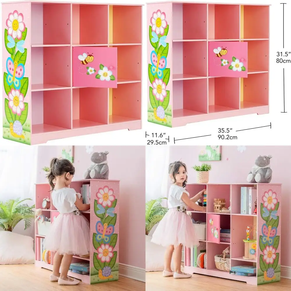 

Зачарованные реалимы - Декор игровой комнаты - Модульный книжный шкаф-куб Mystical Garden