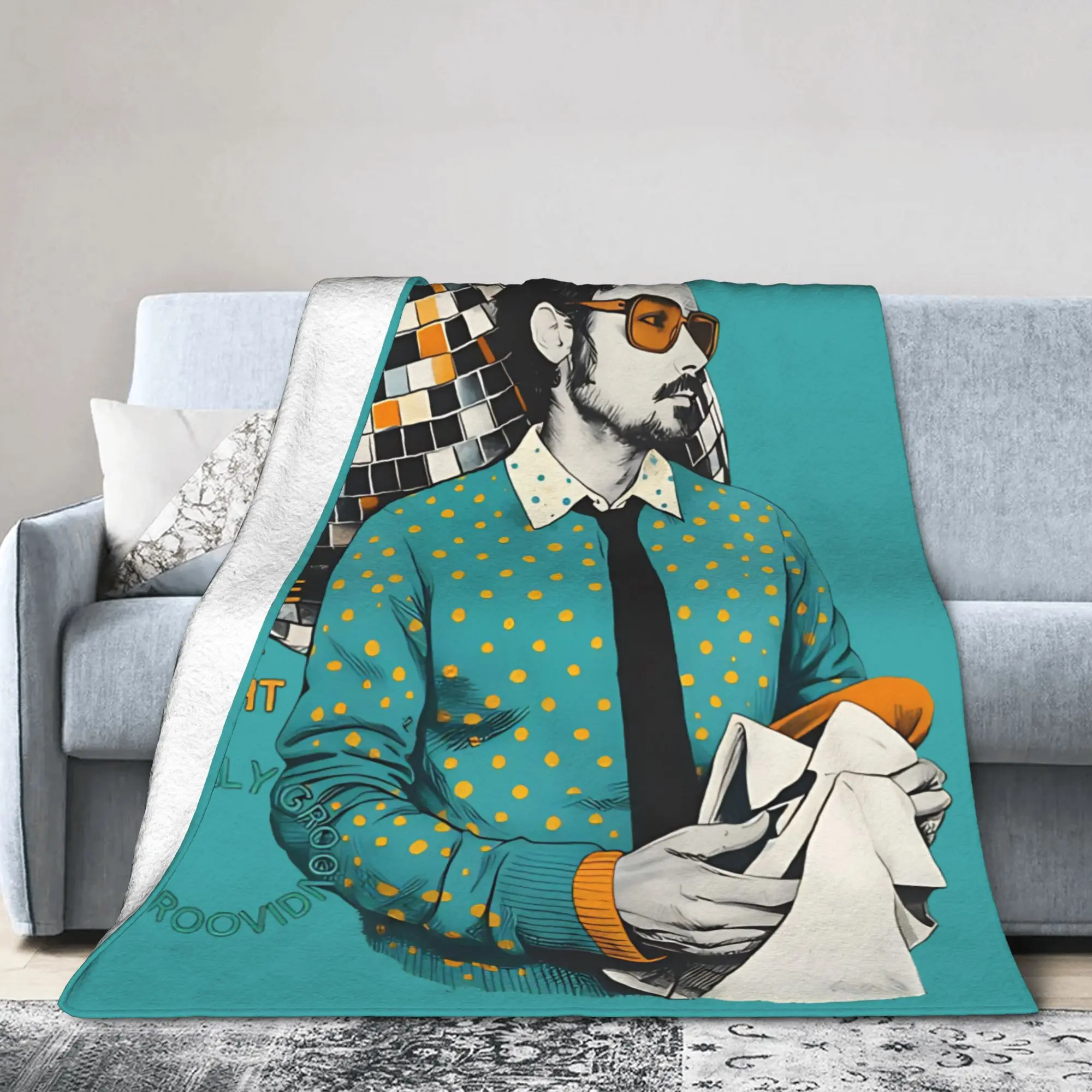 Kiss All The Time Disco Occasionally Blanket Flannel Harrys Music Styles Warm Throw Blankets for Airplane Travel Bed Rug
