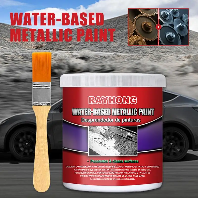 Rust Remover For Metal 100g Water Based Metallic Paint Rust Converter Multi Purpose Anti-rust Protection Car Coating Primer