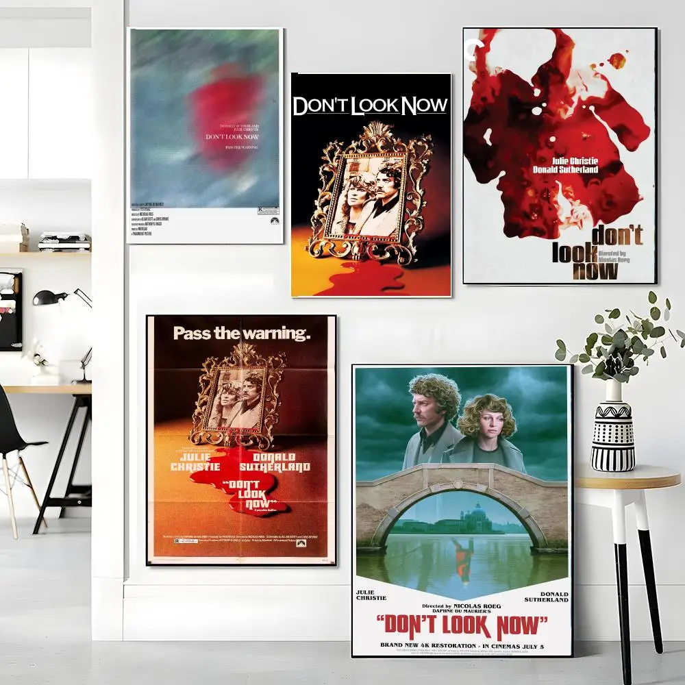 classic movie D-Dont Look Now-W Painting Calligraphy Boho Botanical Decor for Living Room Elegant Home Style