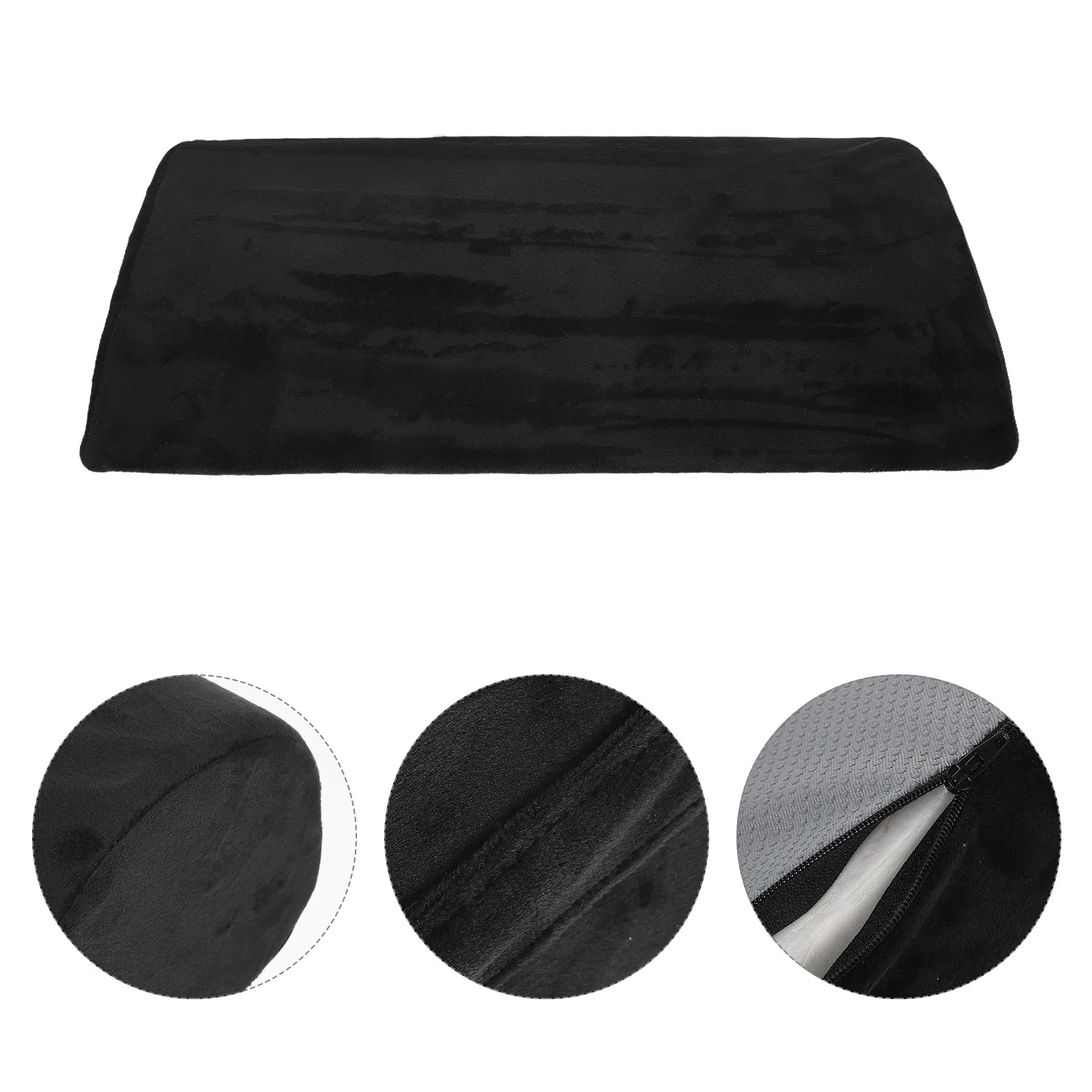 

Memory Foam Foot Rest Non-Slip Portable Handle Under Desk Washable Cover Foot Pillow Office Home Travel Gaming Relaxation