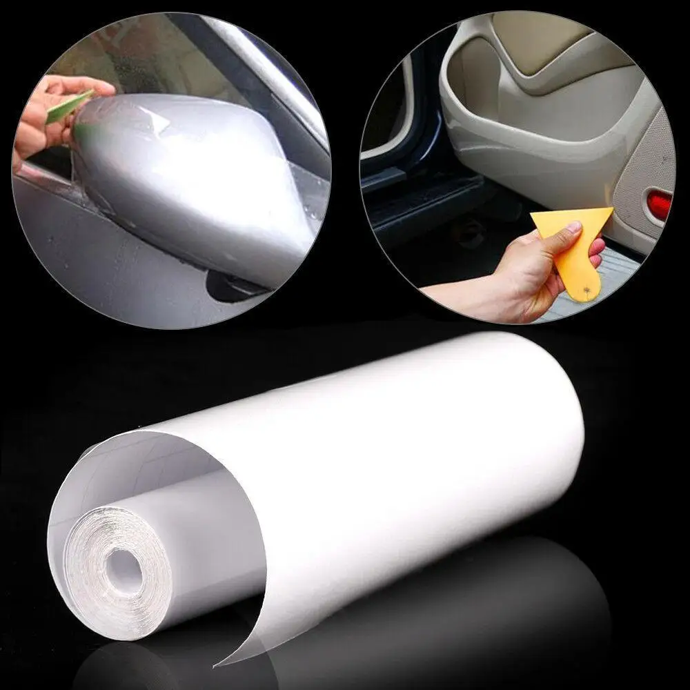 20x600cm Interior Protection Made Easy with Transparent Film and Rhino Skin Stickers Protective Film for Automobiles