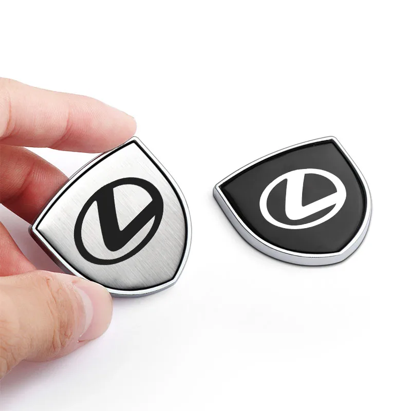 1Pcs Emblem Pelindung Pintu Mobil Logam Stiker Badge Bodi Mobil Untuk Lexus NX IS 250 RX GS UX RX300 RX350 CT200H GX460 ES LX Fsport GX