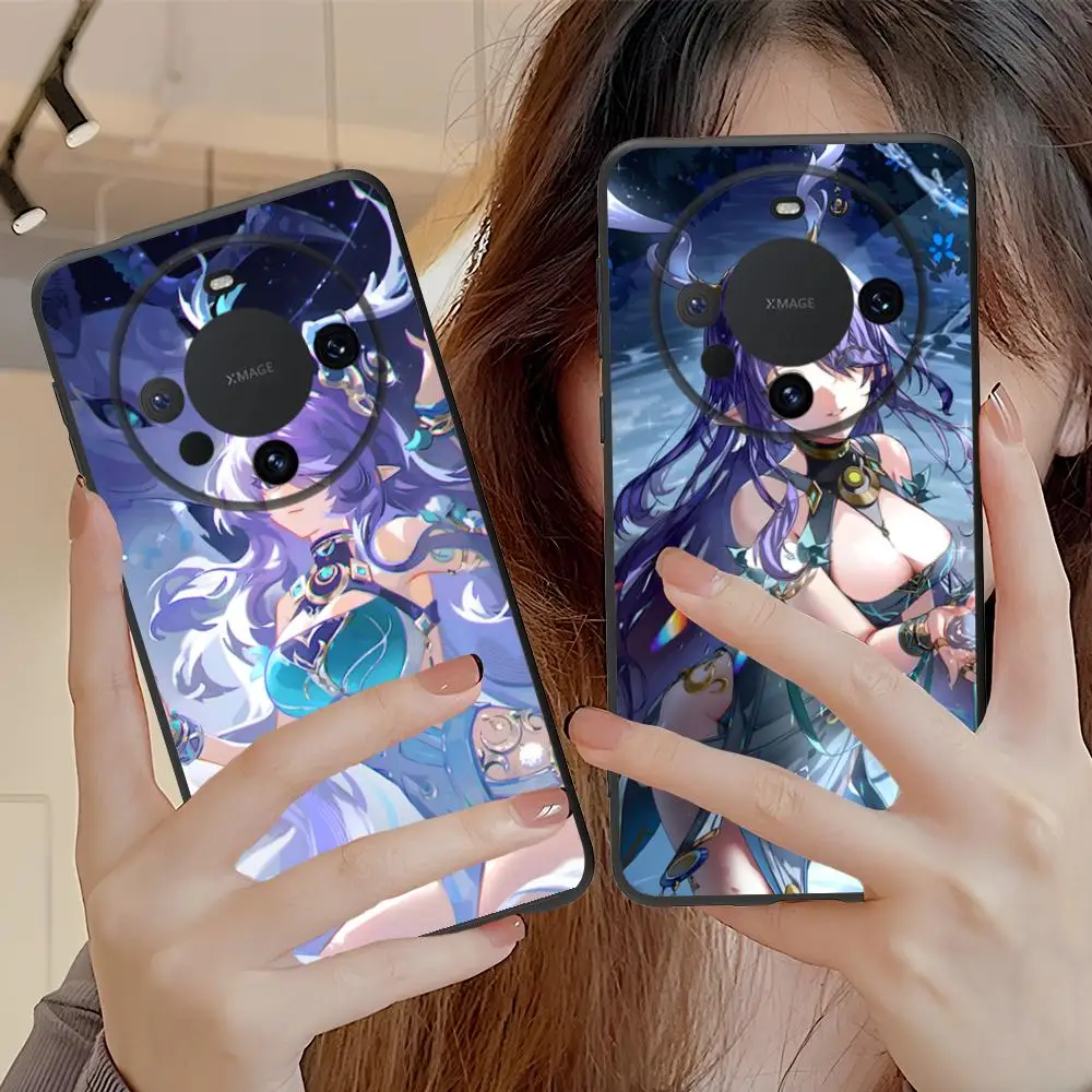Genshin Impact Lauma Phone Case for Huawei Mate 60 50 40 30 20 10 Pro Plus Lite E 5G Colour Printing Protective Cellphones Cover