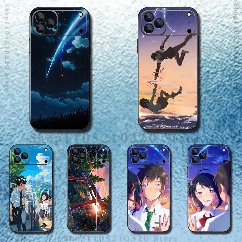 

Y-Your N-Name Phone Case For iPhone 17,16,15,14,13,12,11,Pro,Max,Plus,E,Air,Mini Protective Black Cover