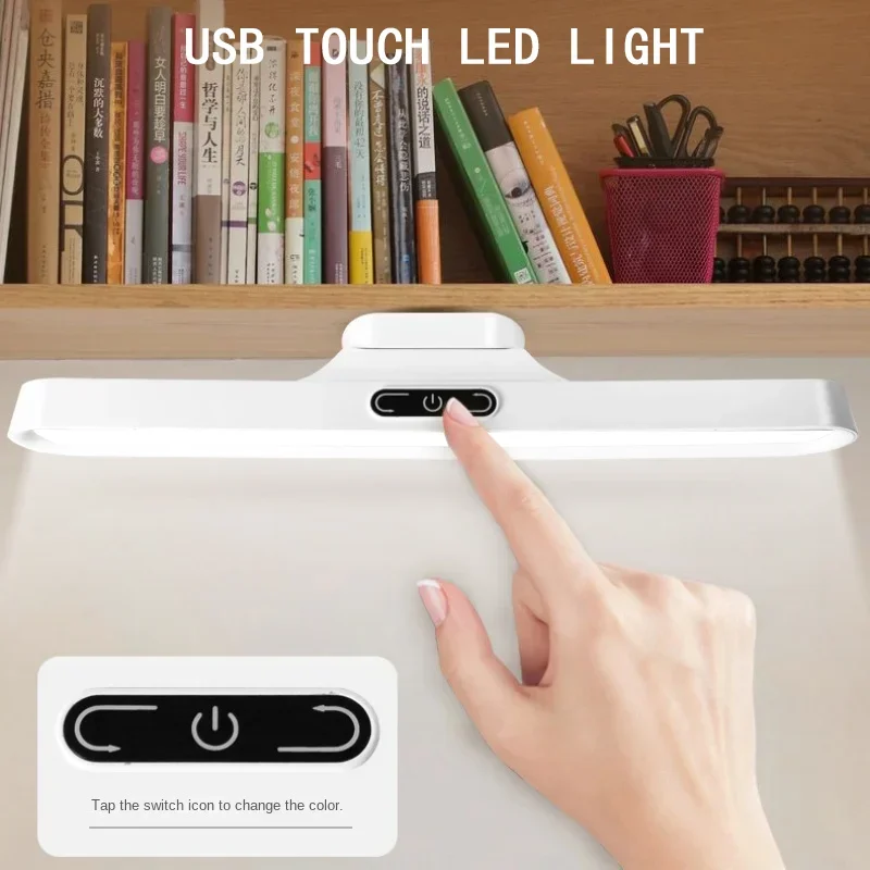 

LED Remote Control Mirror Front Makeup Light Magnetic Suction Installation Night Light Dormitory Charging USB Touch Light