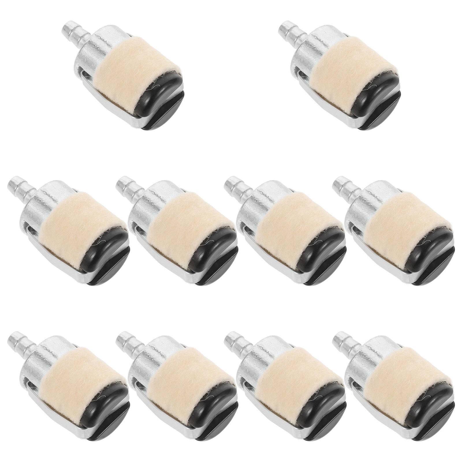

10pcs Chainsaw Fuel Filter Replacement Metal Wool Engine Trimmer Oil Tank Filtering Part Accessory Fuel Filters