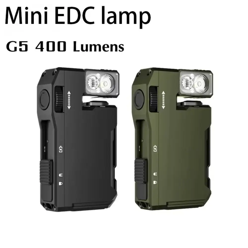

G5 Перезаряжаемые брелок-фонарики 180° ° Магнитный фонарь EDC с вращающимся и двойным освещением, ультра яркий фонарь для кемпинга на открытом воздухе