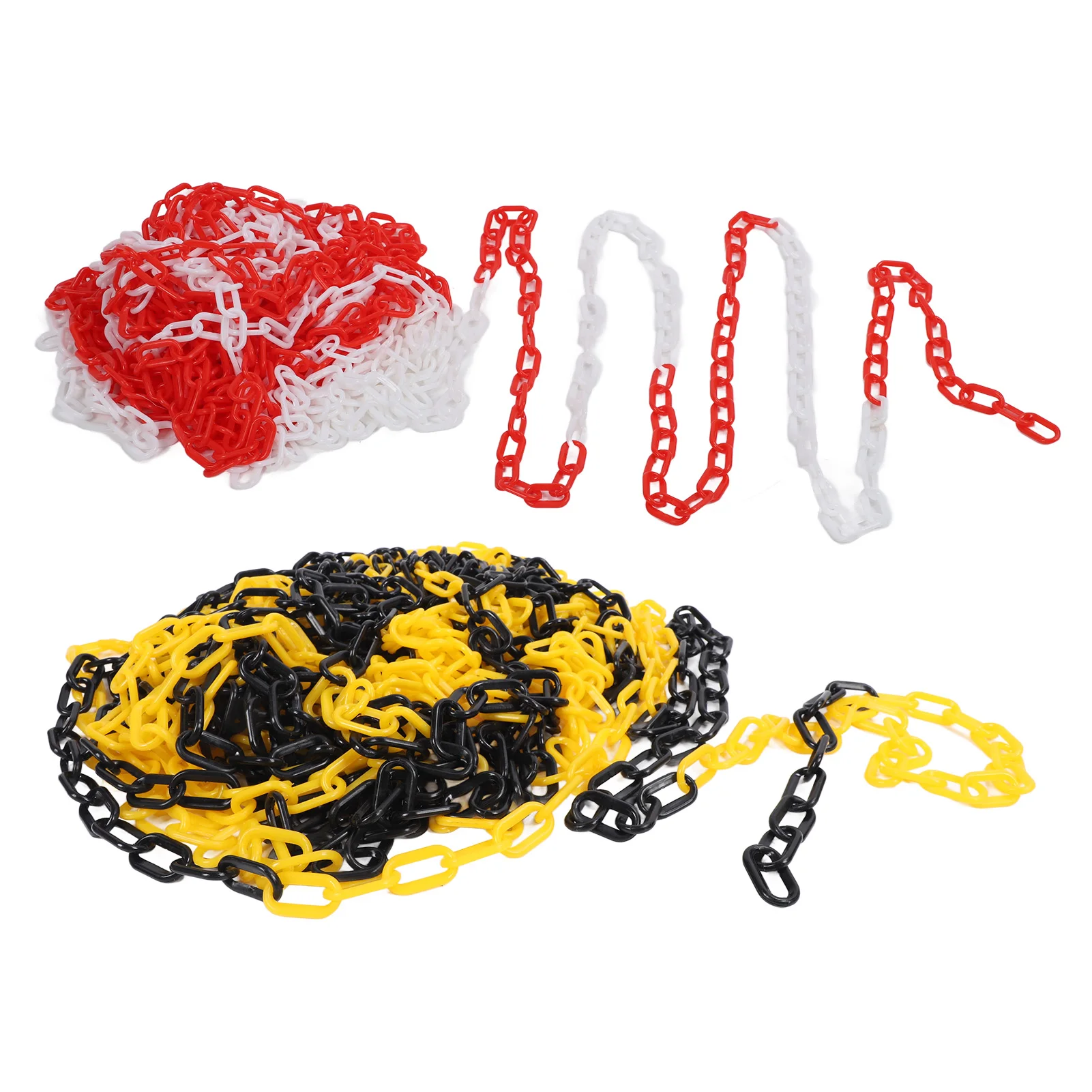 Cone Chain Traffic Chain Traffic Chains 6mm Diameter 25m Long Safety Barriers Links for Gardens Parking Lots Road Control