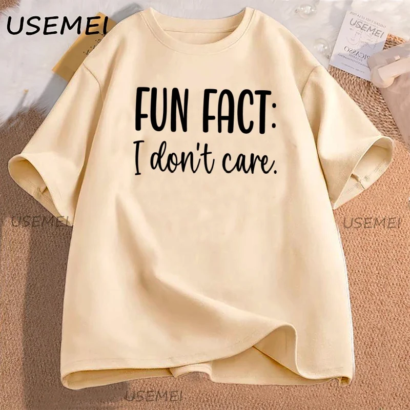 Divertido fato eu não me importa camiseta feminina senhoras sarcástico engraçado camiseta gráfica adulto humor roupas estéticas de grandes dimensões