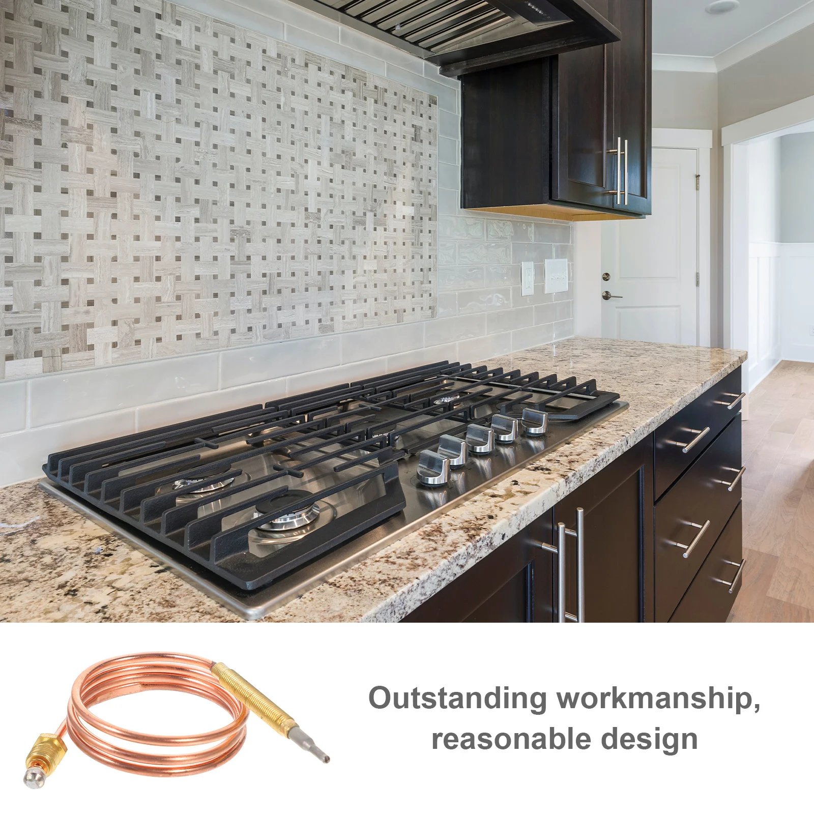 

Gas Fireplace Thermocouple 900Mm Universal Stove Heater Sensor For Grill Bbq Replacement Temperature Sensor Probe