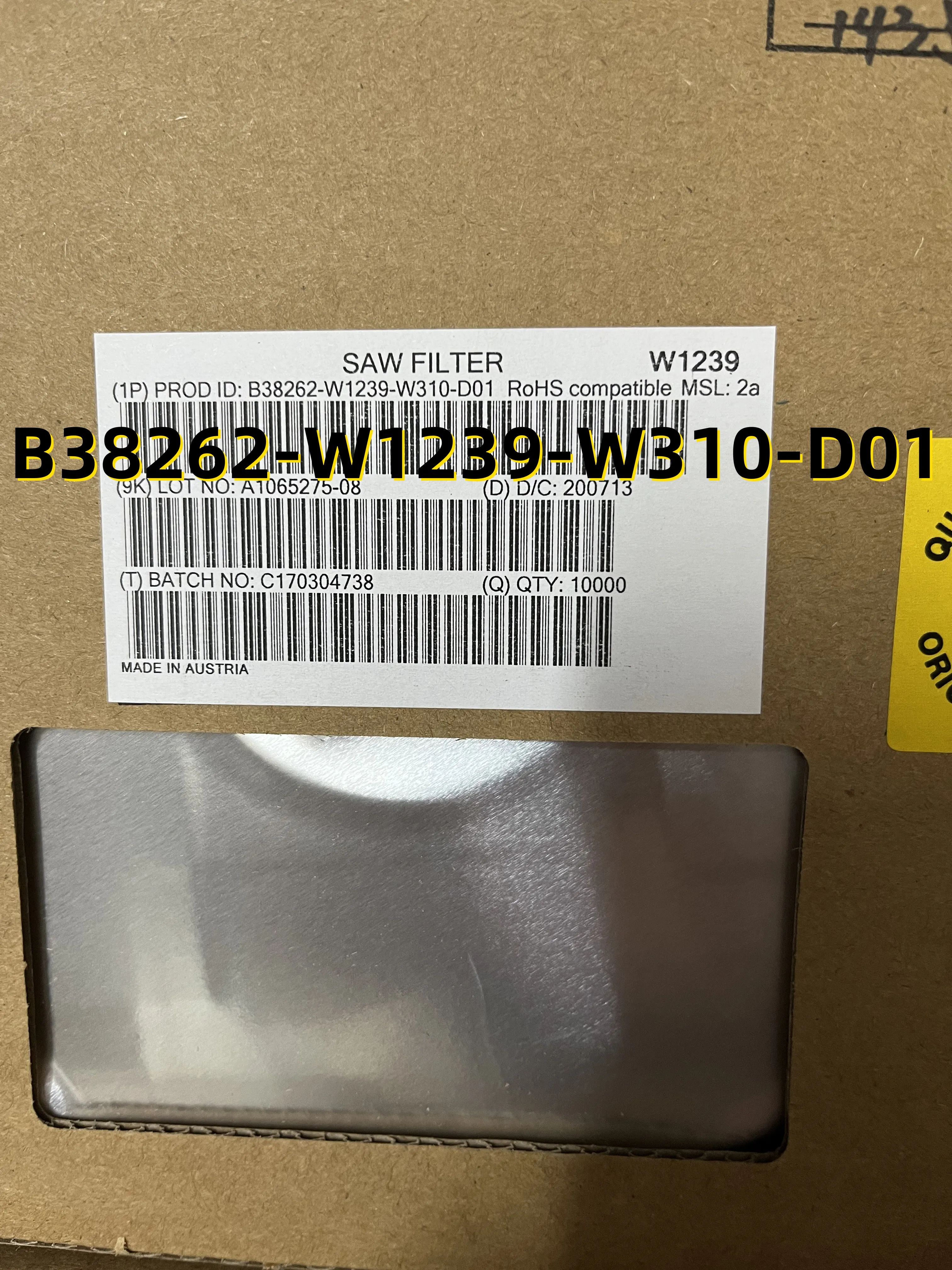 10szt B38262-W1239-W310-D01