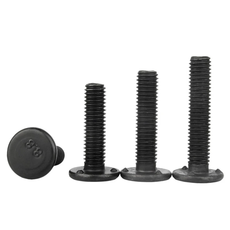 M5 M6 M8 M10 مسامير لحام الصف 8.8 الكربون الصلب شقة رئيس Q198 ثلاث نقاط سيارة لحام ترصيع 10-40 مللي متر طول