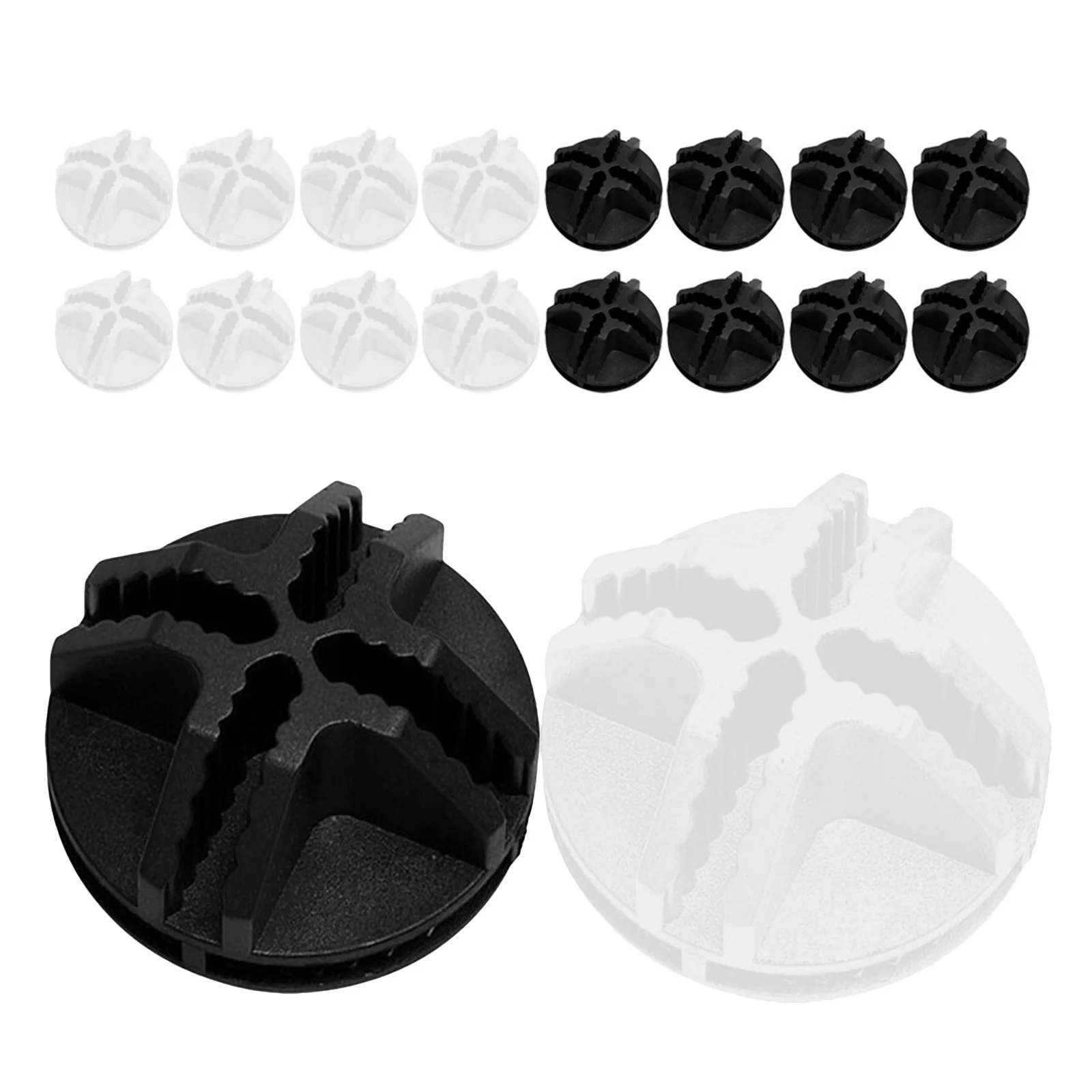 30pcs Plastic Net Connectors Sturdy Diy Storage Shelving Buckles Lightweight Closet Cage Connector Organizer Outdoor Tool