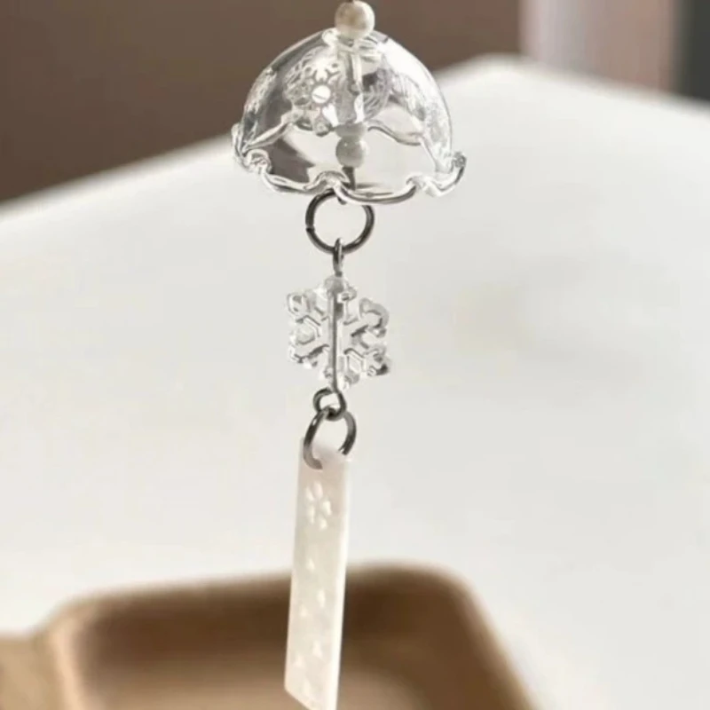 Eleganter Windspiel-Schlüsselanhänger, Perlendekor, Handykette, Handyhülle DIY-Zubehör, Anhängertasche, Geschenk – Detail 7